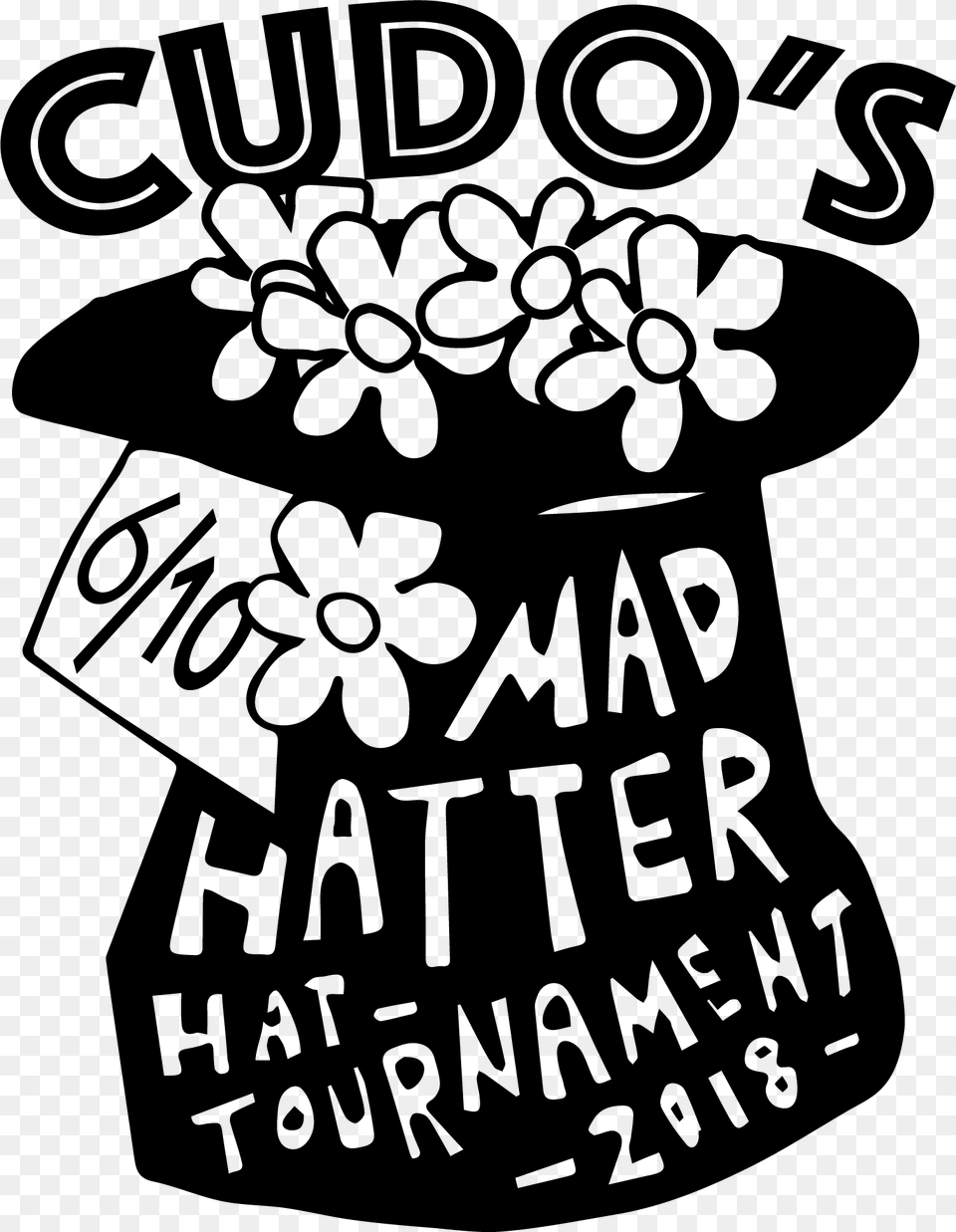 Mad Hatter Hat, Sticker, Stencil, Advertisement, Poster Png Image