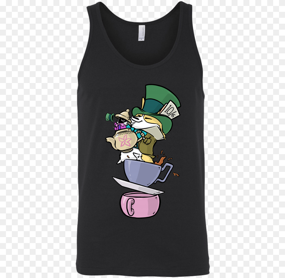 Mad Hatter Tank Sword Art Online Tank Top, Clothing, Tank Top, Cup Free Transparent Png
