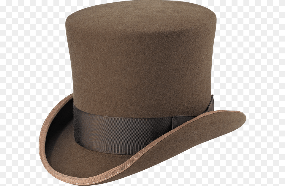 Mad Hatter Top Hat Pecan Victorian Top Hat, Clothing, Sun Hat, Cowboy Hat Png