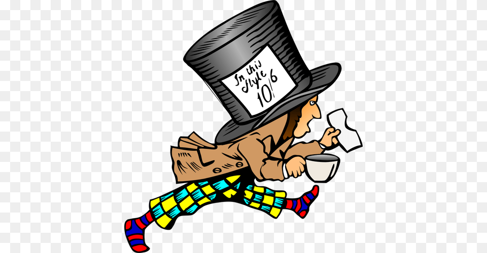 Mad Hatter Vector, Clothing, Hat, Adult, Male Free Png Download