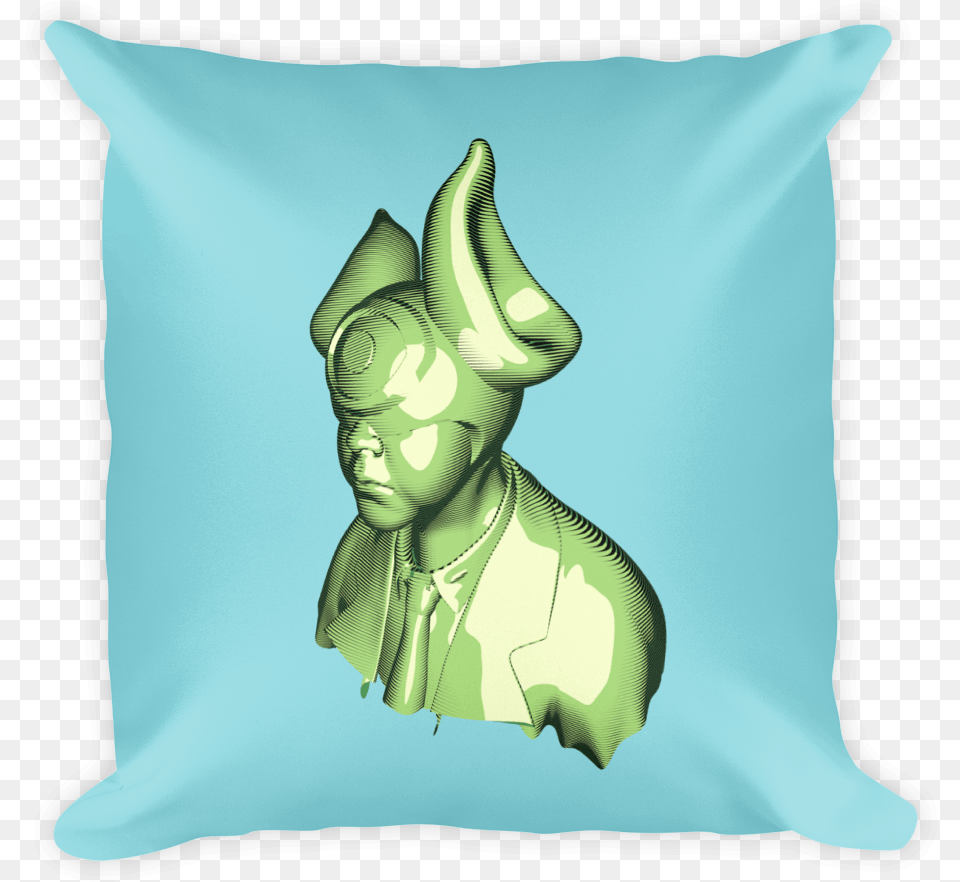 Mad King Throw Pillow In Robin S Egg Blue Throw Pillow, Cushion, Home Decor, Adult, Female Png