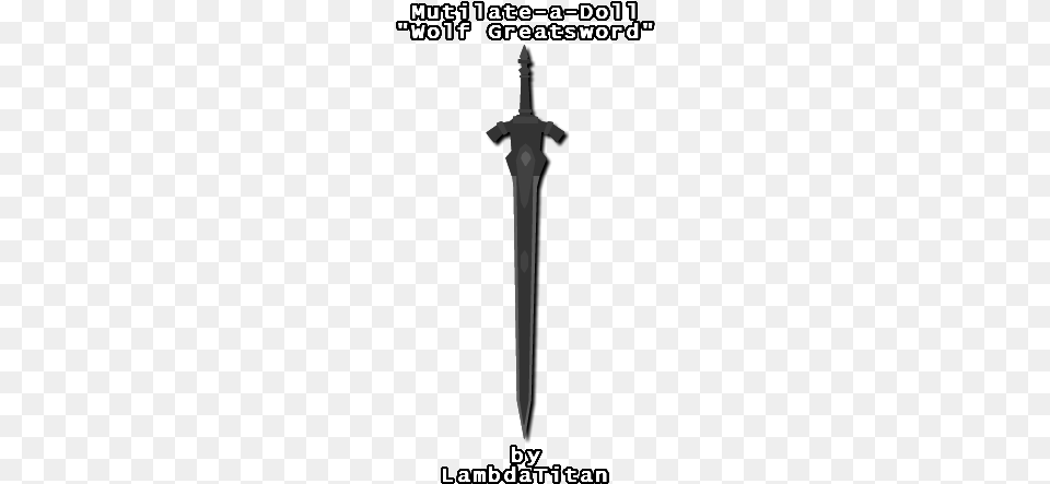 Mad Lab Wolf Greatsword Sword, Weapon, Blade, Dagger, Knife Png Image
