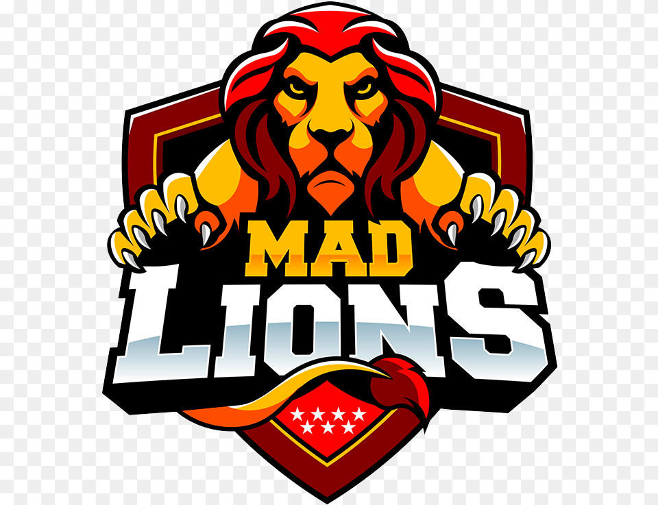 Mad Lions Ec, Face, Head, Logo, Person Png Image