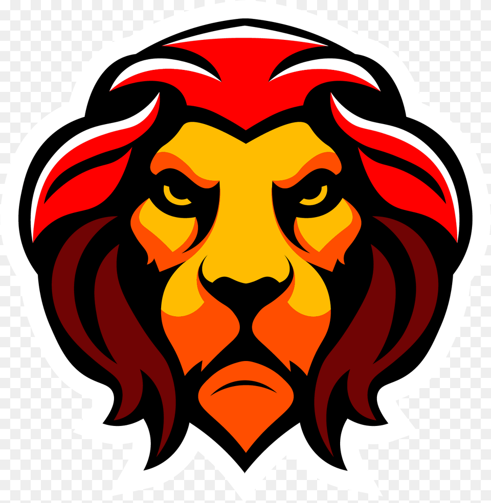 Mad Lions Logo, Person, Art, Animal, Lion Free Transparent Png