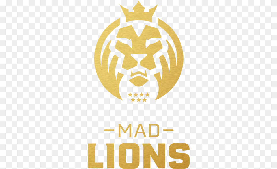 Mad Lions Logo, Symbol, Person Free Png Download