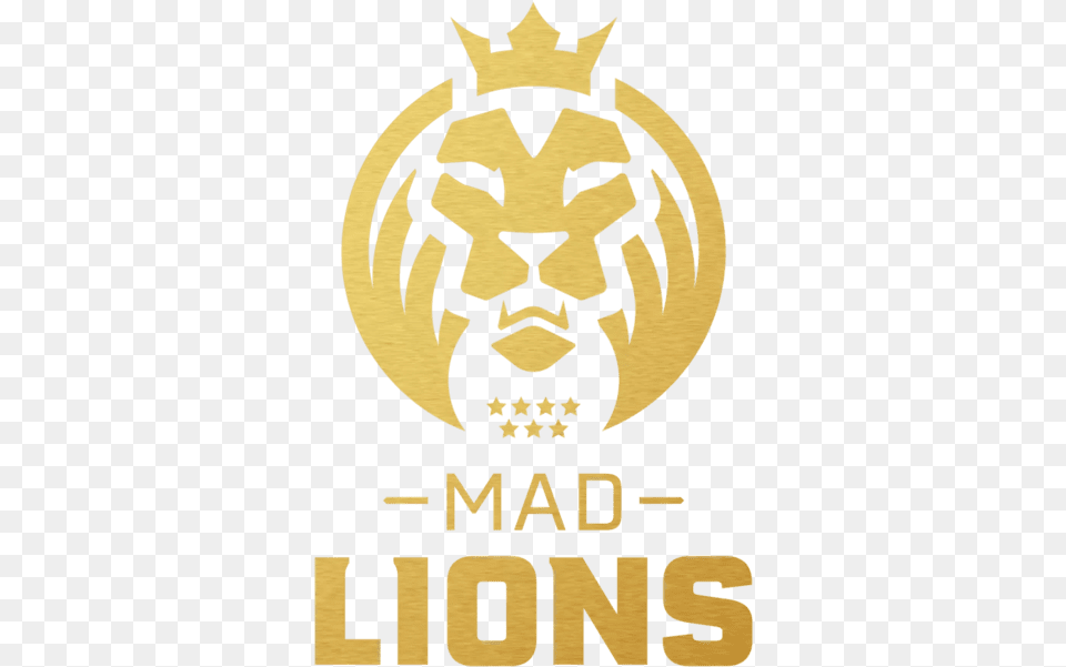 Mad Lions Logo Mad Lions Logo, Symbol, Person, Face, Head Free Png Download