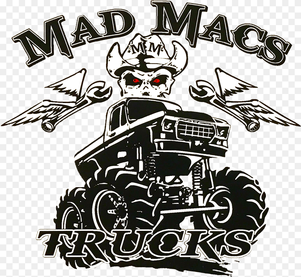 Mad Mack39s Trucks Cartoon, Advertisement, Poster, Sticker, Adult Png