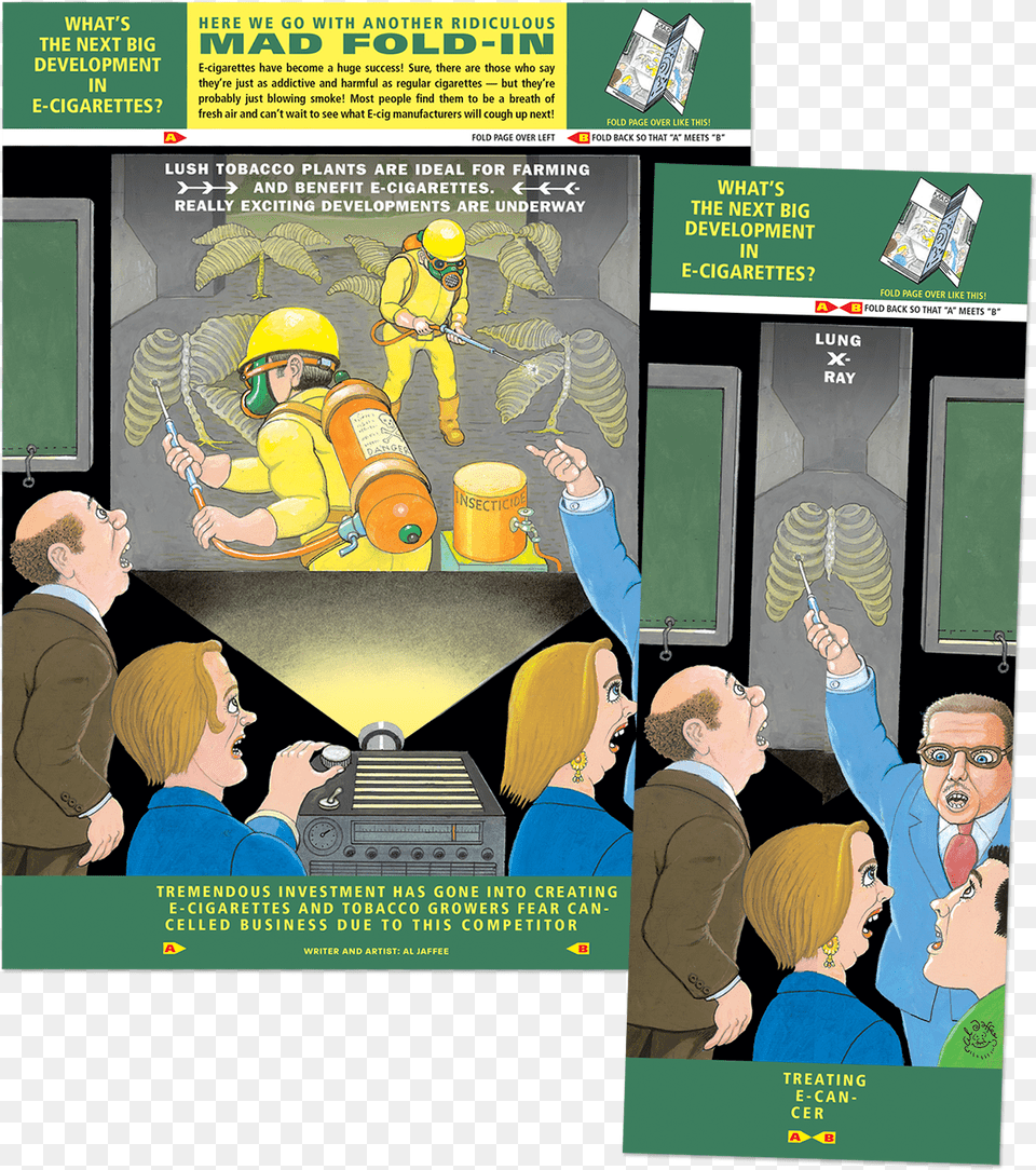 Mad Magazine Fold In Before And After, Adult, Publication, Poster, Person Png Image