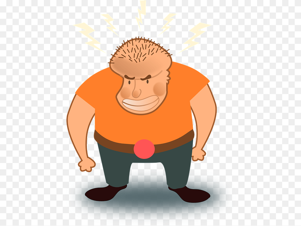 Mad Man Angry Angry Mad Man Cartoon, Baby, Person, Face, Head Free Png Download