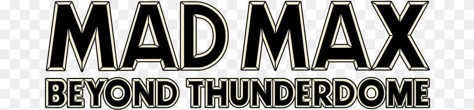 Mad Max Beyond Thunderdome Movie Logo Mad Max Beyond Thunderdome Title, Text, Scoreboard, City Png