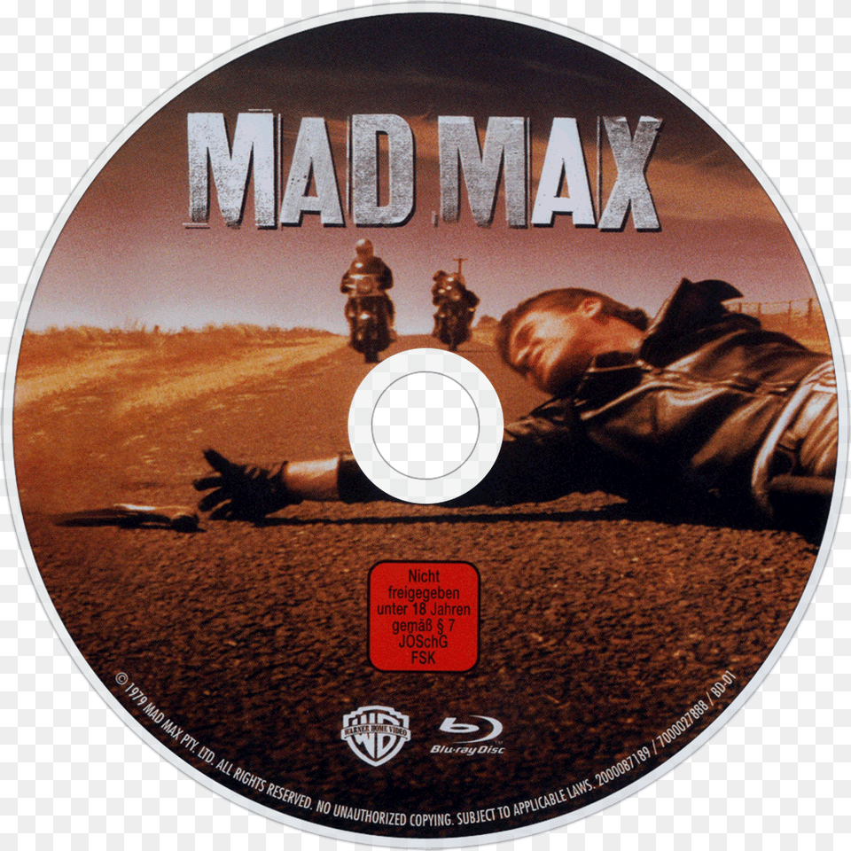 Mad Max Bluray Disc Image Mad Max Regio 0 Blu Ray, Disk, Dvd, Adult, Male Png