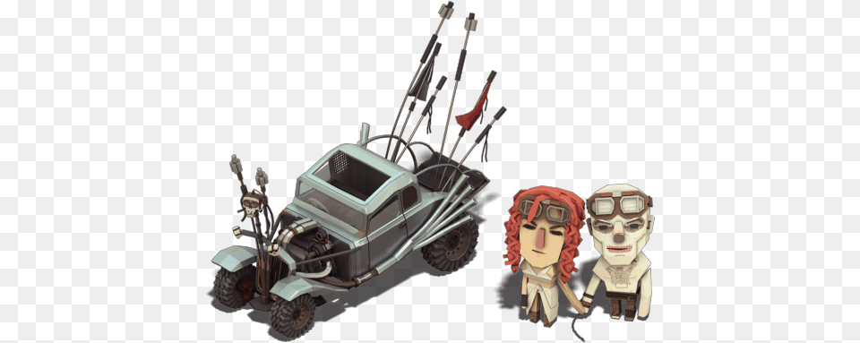 Mad Max Nux Car 3d Illustration Capable Nux Iso Fanart Snow Blower, Person, Device, Grass, Lawn Png