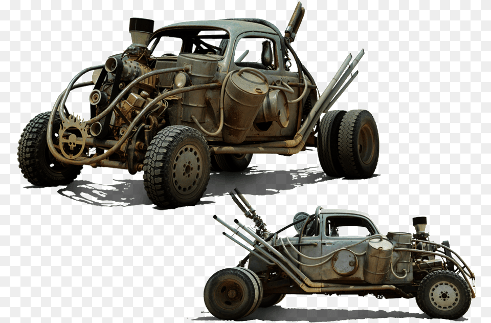 Mad Maxs Fury Road Vehicle Lineup Is The Stuff Of Post Custom Mad Max Car, Buggy, Transportation, Machine, Wheel Png Image