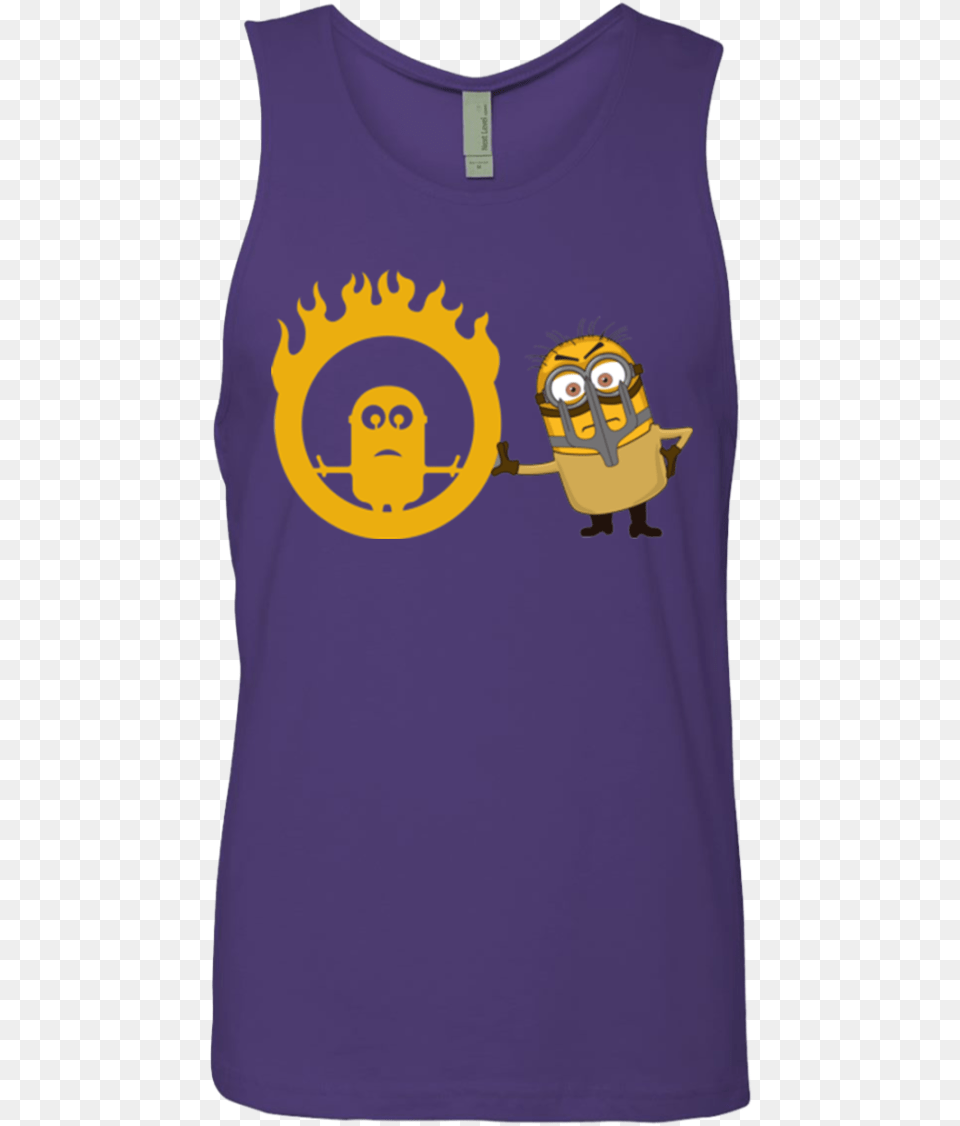 Mad Minion Men S Premium Tank Top Active Tank, Clothing, T-shirt, Tank Top, Shirt Free Png