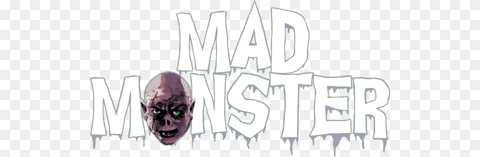 Mad Monster Logo Sketch, Adult, Male, Man, Person Free Png Download