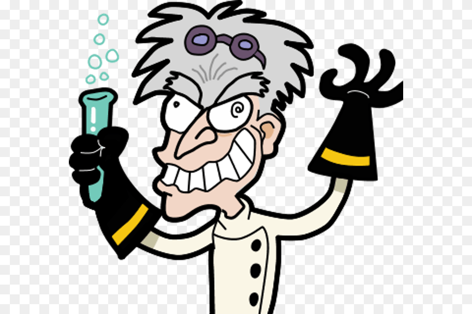 Mad Science Clipart Clip Art Mad Scientist, Baby, Person, Face, Head Free Png