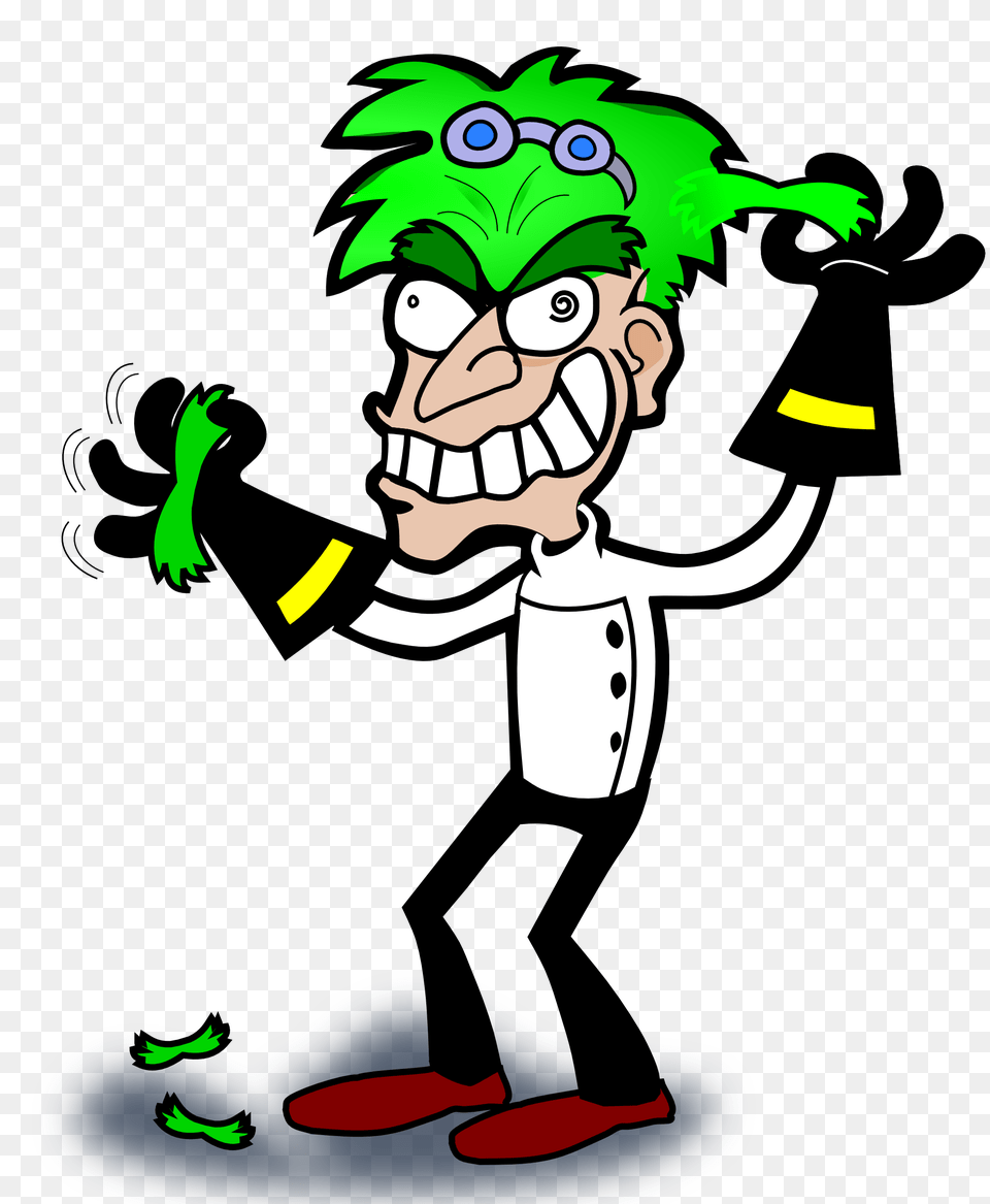 Mad Scientist Clip Art, Baby, Person, Cartoon, Face Free Png Download