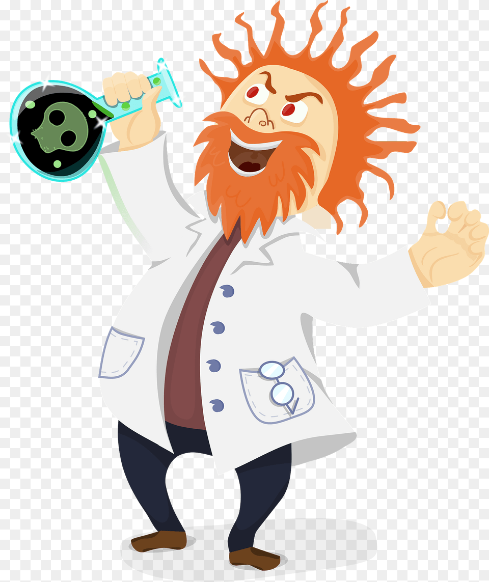 Mad Scientist Clipart, Clothing, Coat, Lab Coat, Baby Png