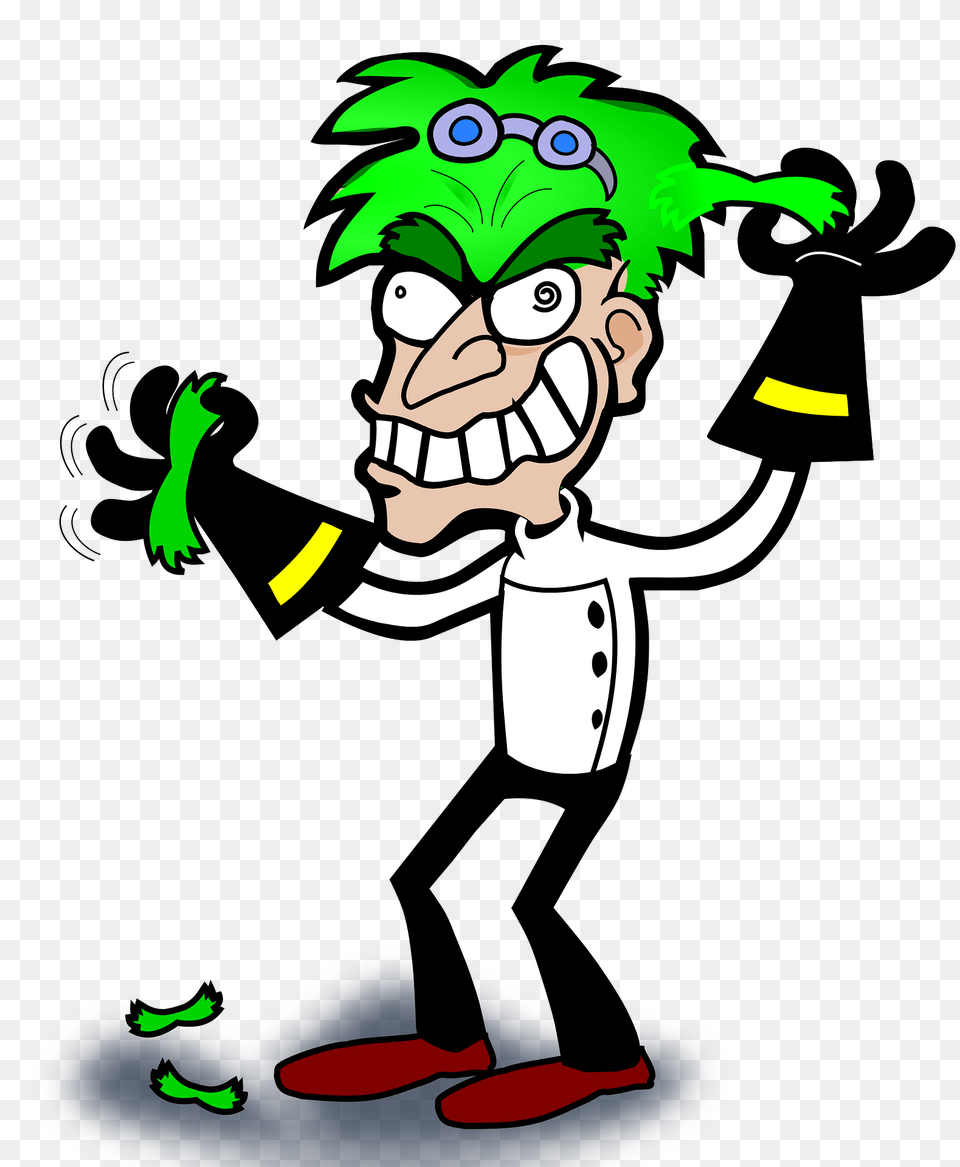 Mad Scientist Clipart, Baby, Cartoon, Person, Face Free Transparent Png