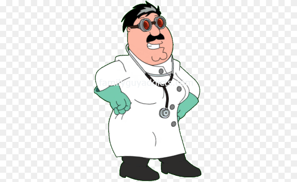 Mad Scientist Hartman Puff Out His Chest Family Guy Scientist, Lab Coat, Clothing, Coat, Person Free Transparent Png