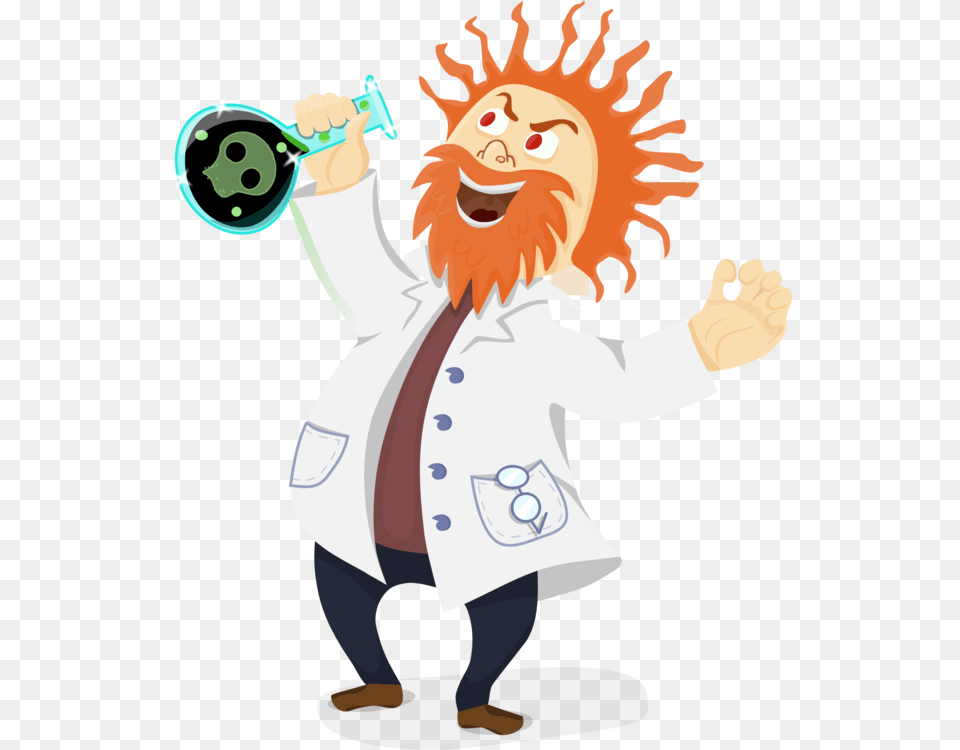 Mad Scientist Science Research Computer Icons, Clothing, Coat, Lab Coat, Baby Png