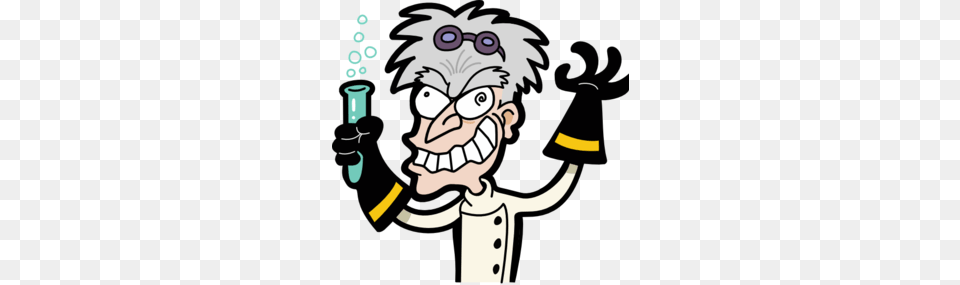 Mad Scientist Transparent Background Clip Art, Baby, Book, Comics, Person Png Image