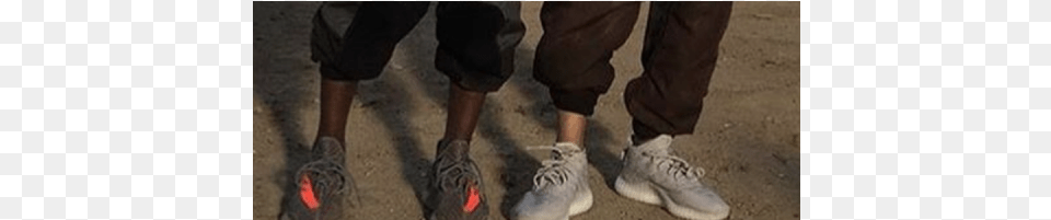 Mad Spike Kanye West And French Montana Wear Unrleased Kanye West Wearing Yeezy Beluga, Clothing, Footwear, Person, Shoe Free Transparent Png