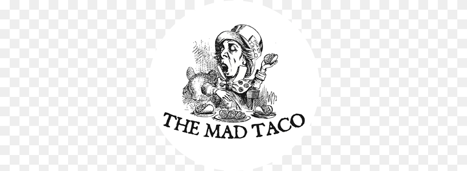 Mad Taco Mad Hatter Baby Blanket, Person, Logo, Face, Head Png