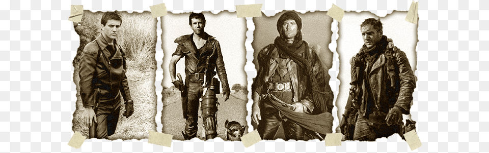 Mad X Road Dog Mel Gibson Old Vintage Movie, Clothing, Coat, Jacket, Adult Free Png Download