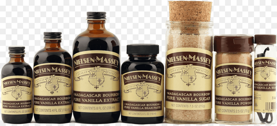 Madagascar Bourbon Pure Vanilla Nielsen Massey Vanilla Extract 8 Oz Pack, Can, Tin, Alcohol, Beer Free Png Download