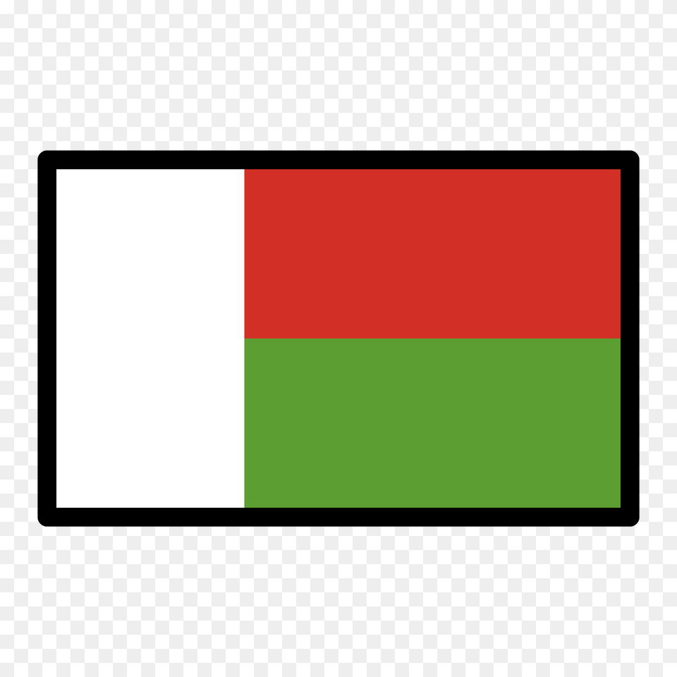 Madagascar Flag Emoji Clipart, Blackboard Free Transparent Png