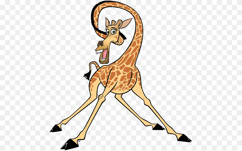 Madagascar The Movie Clip Art Cartoon Clip Art, Animal, Giraffe, Mammal, Wildlife Free Transparent Png