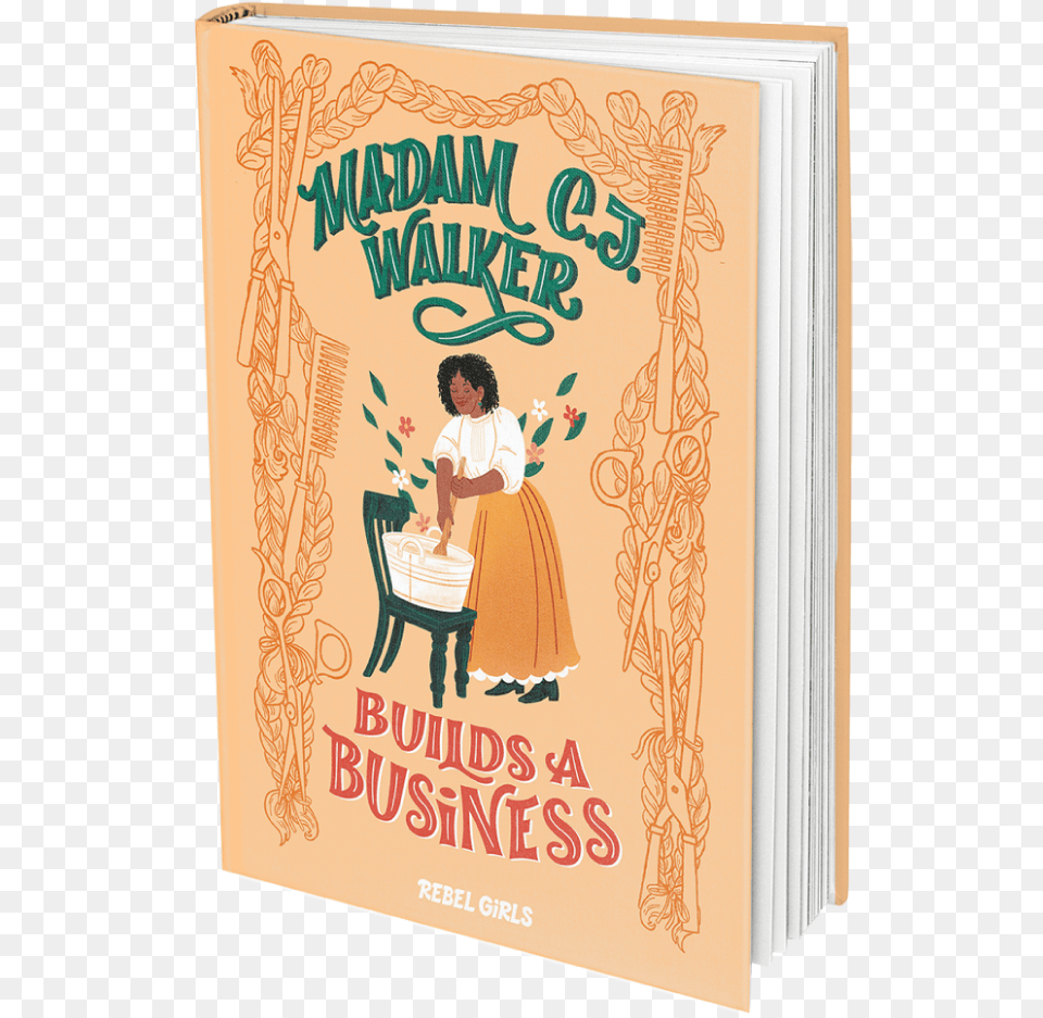 Madam Walker Builds A Business, Advertisement, Book, Publication, Poster Png
