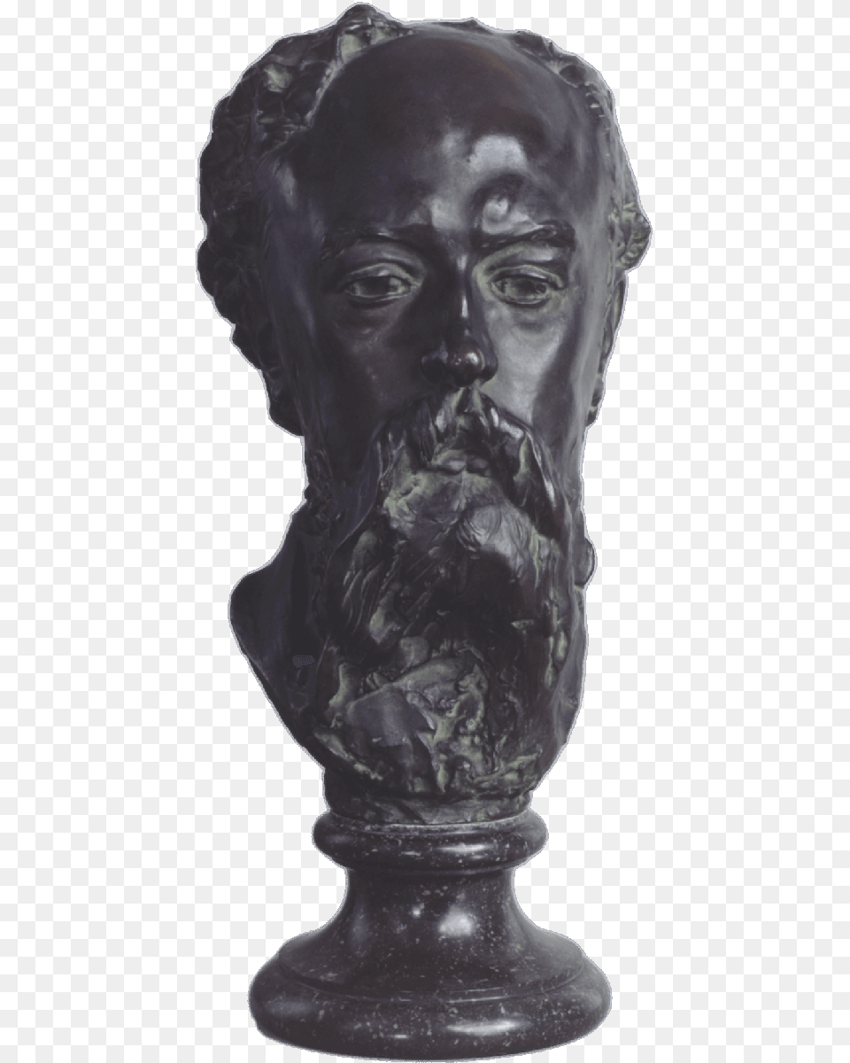 Madame Lunia Czechowska With A Fan Giclee Painting Rodin39s Head Of The Artist Paul De, Adult, Male, Man, Person Png Image