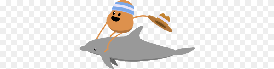 Madcap Riding A Dolphin, Animal, Mammal, Sea Life, Clothing Free Png