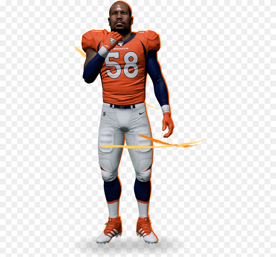 Madden 20 Denver Broncos, People, Person, Man, Male Free Png