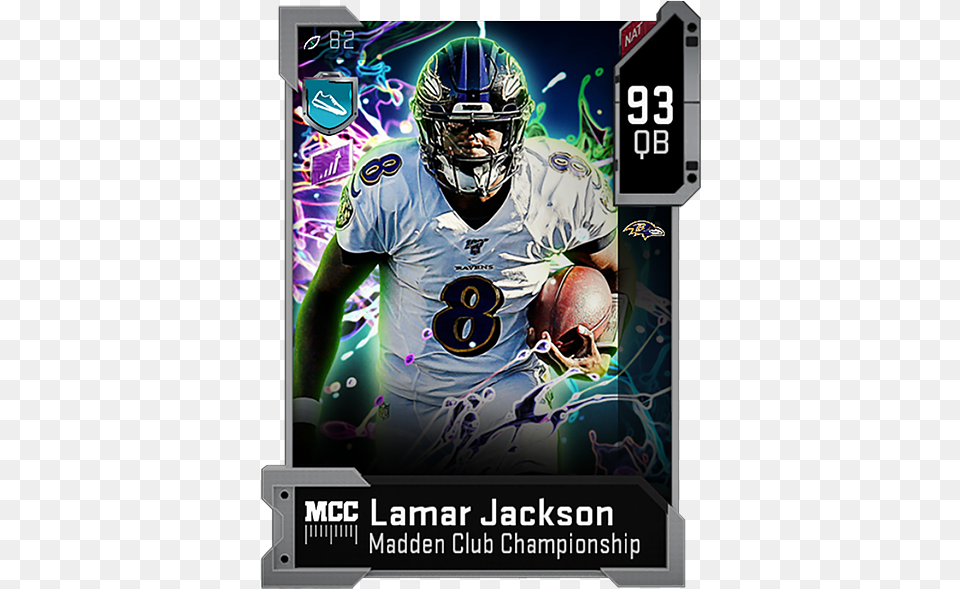 Madden Ultimate Team Madden 20 95 Power Up Pass, Advertisement, Poster, Helmet, Adult Png Image