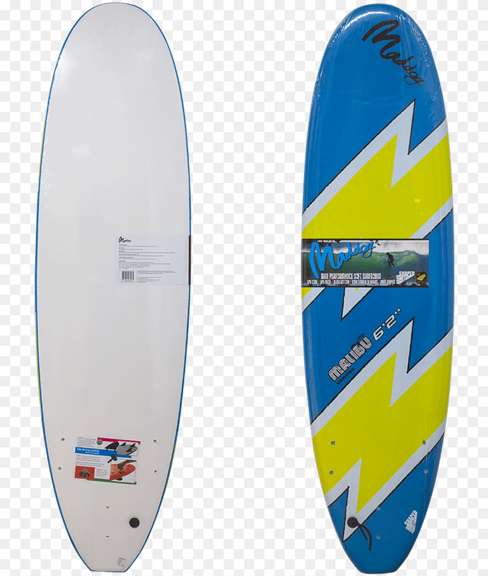 Maddog Malibu Surfboard, Leisure Activities, Surfing, Sport, Water Png