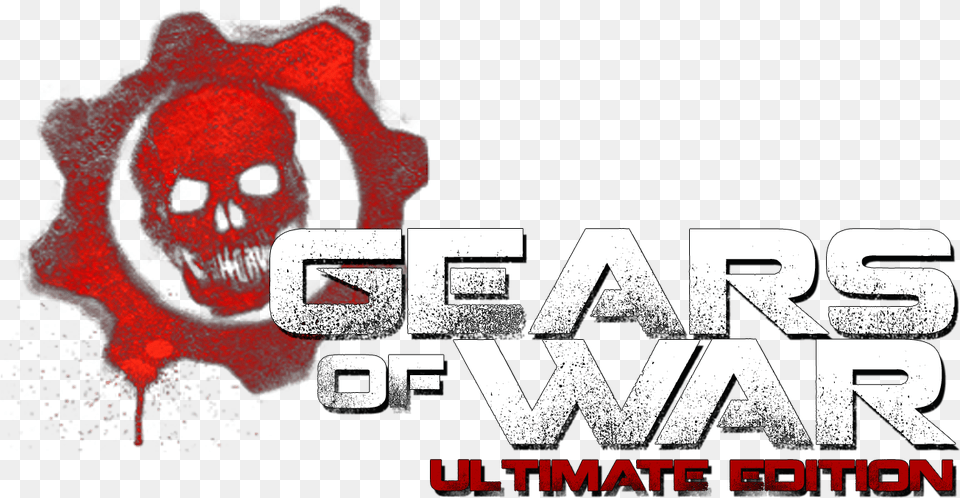 Made A Gears Of War Ultimate Edition Logo Quotpngquot For Gears Of War 3 Ax180 Stereo Headset Xbox, Mountain, Nature, Outdoors, Advertisement Free Transparent Png