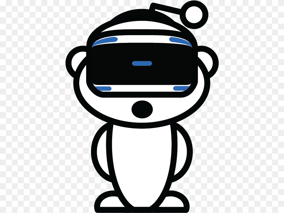 Made A Nicer Snoo For Psvr Reddit Alien, Stencil Png