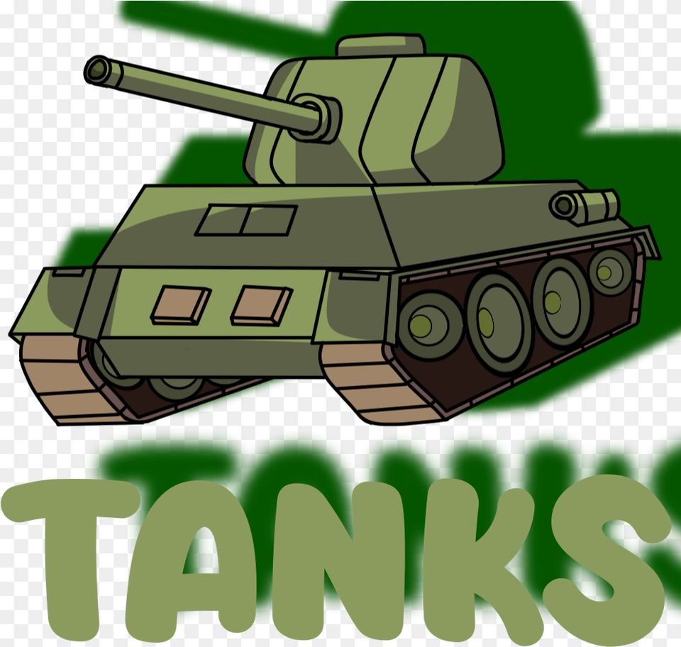 Made A Tanks Emoji For Discord Server Weapons, Armored, Military, Tank, Transportation Free Png Download