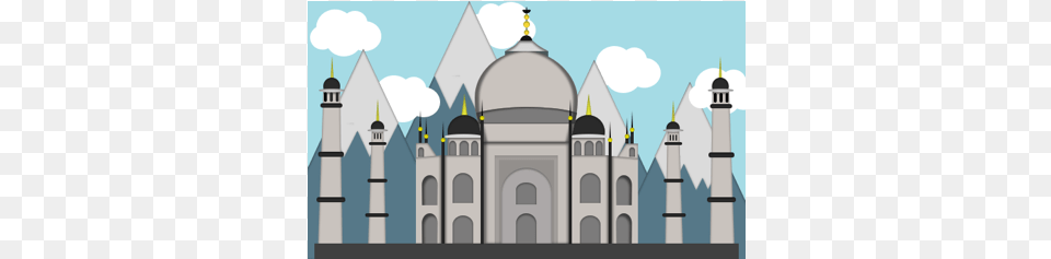 Made A Vectorized Taj Mahal In Sketch3 Gurdwara, Architecture, Building, Dome, Mosque Free Png