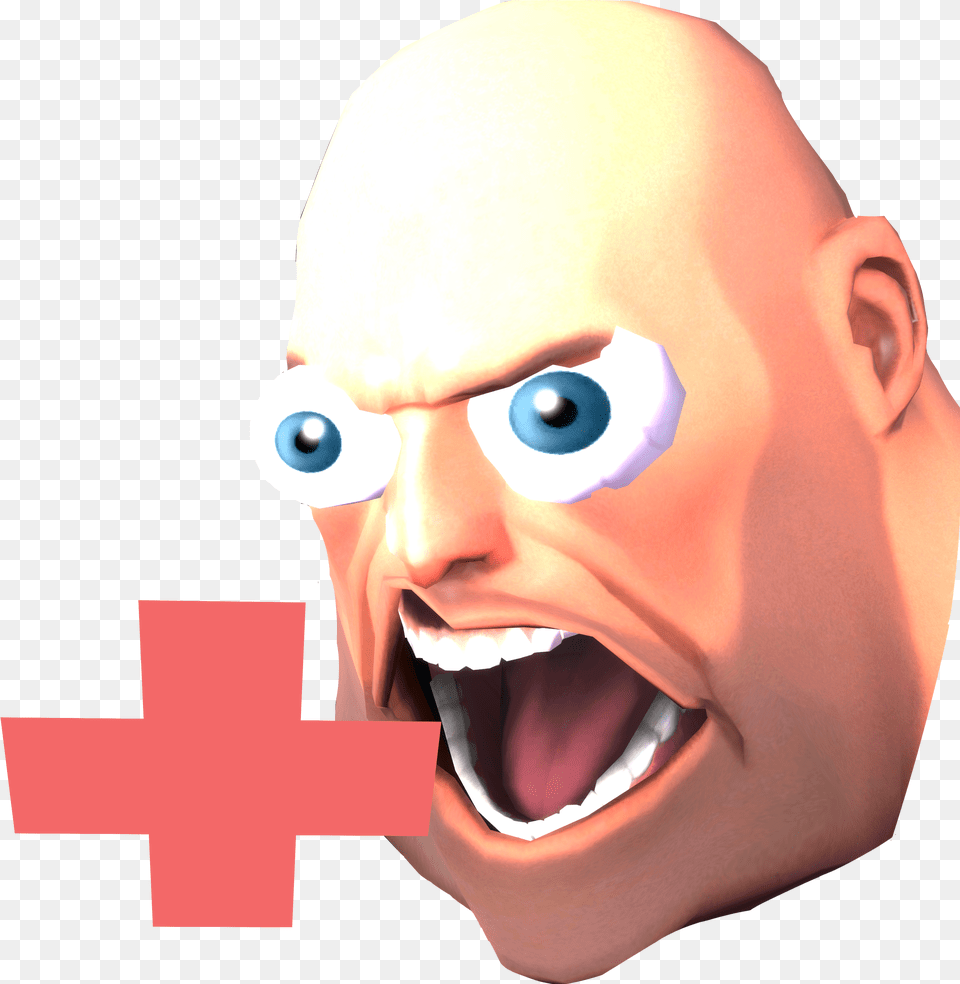 Made An Emote For My Discord And I39m Very Happy With Tf2 Emojis, Baby, Person, Logo, Head Free Png Download