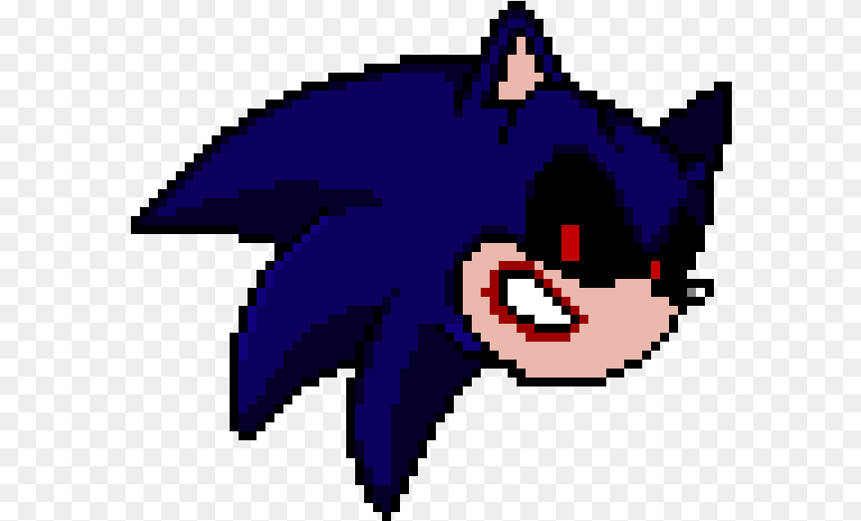 Made By Sonic Head Pixel Art, Person Free Png Download