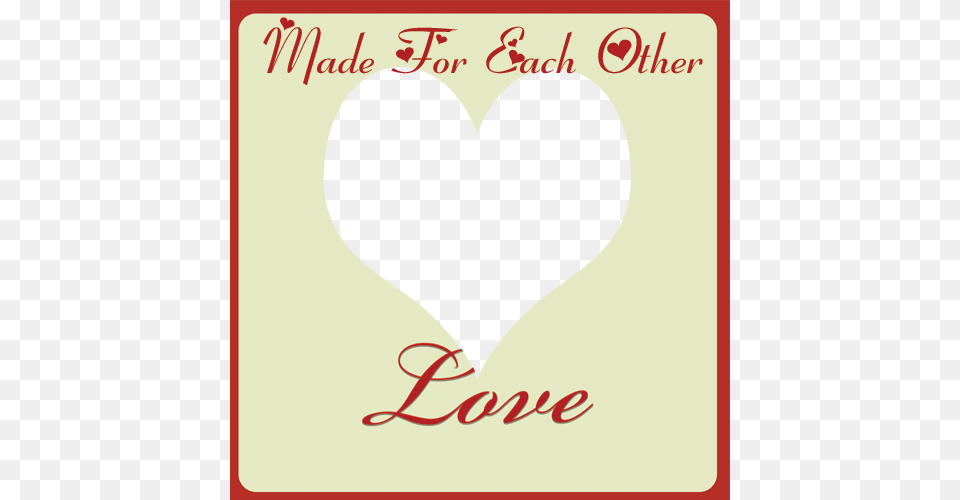 Made For Each Other With Name, Envelope, Greeting Card, Mail Png Image