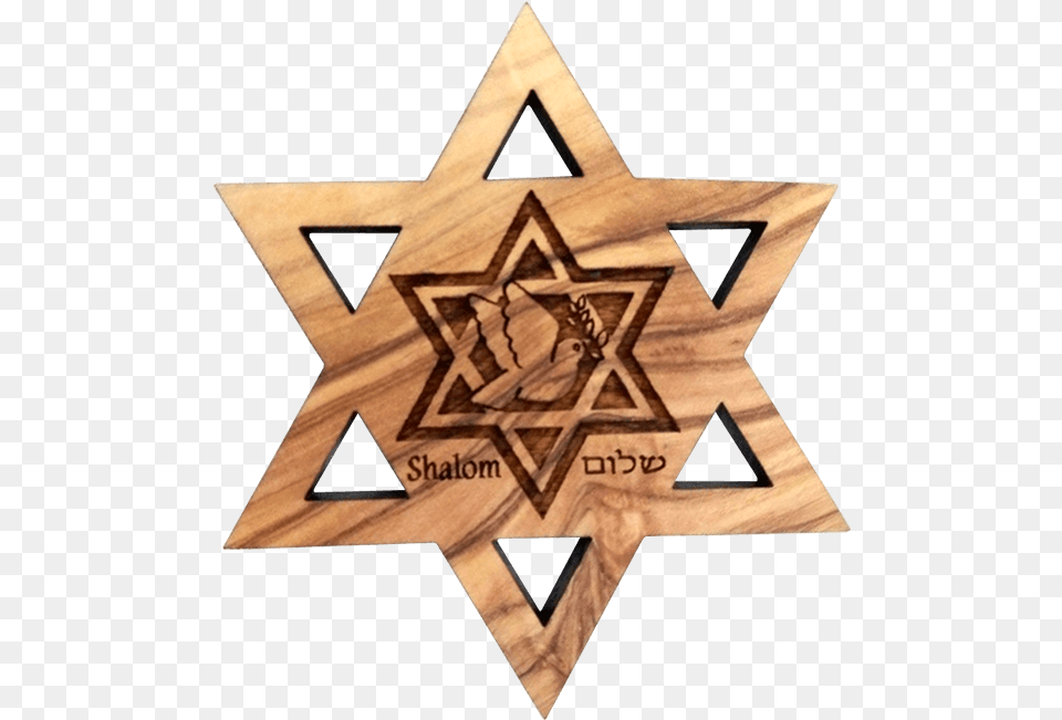 Made From Genuine Holy Land Olive Wood Jerusalem, Star Symbol, Symbol Png Image