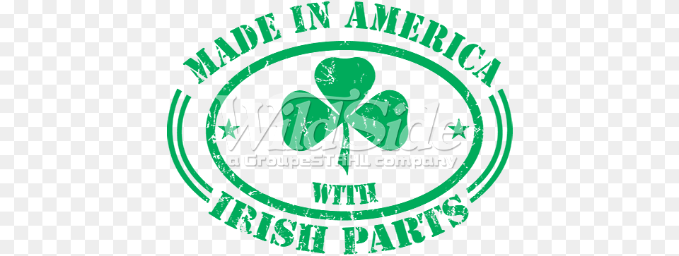 Made In America Irish Parts Square Sticker 3quot X, Green, Logo, Bulldozer, Machine Free Transparent Png