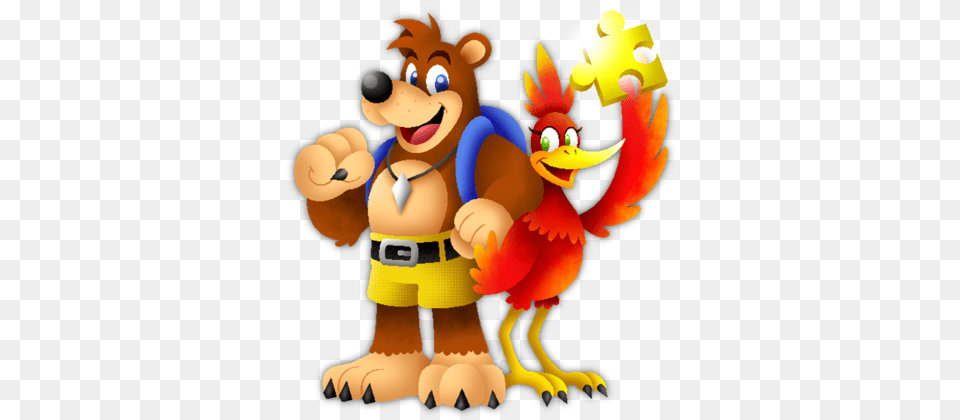 Made In And Edited By Banjo Kazooie Is A Platform Video Banjo Kazooie Cartoon Png Image