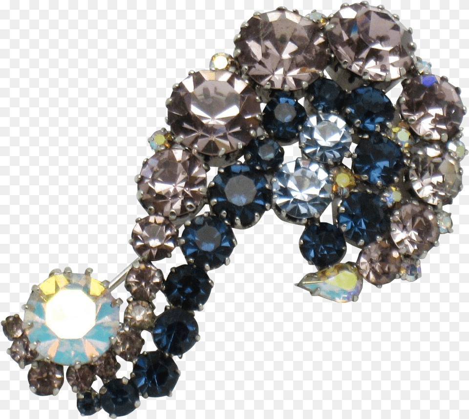 Made In Austria Rhinestone Question Mark Brooch, Accessories, Jewelry, Diamond, Gemstone Png Image