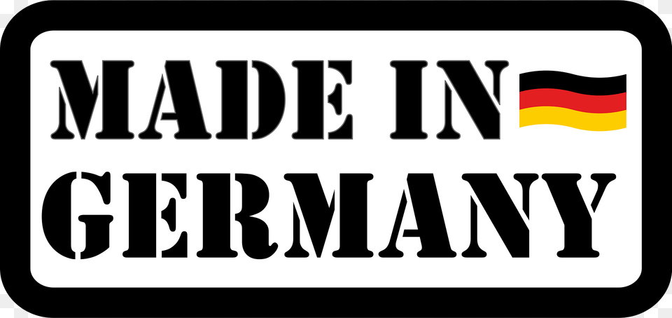 Made In Germany Clipart, License Plate, Sticker, Transportation, Vehicle Free Png Download
